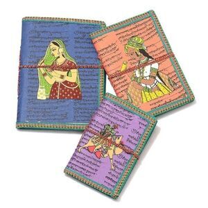 Journals Blue Orange and Purple Set